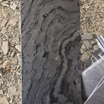 Silver grey slatestone